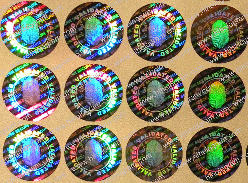 hologram sticker photo